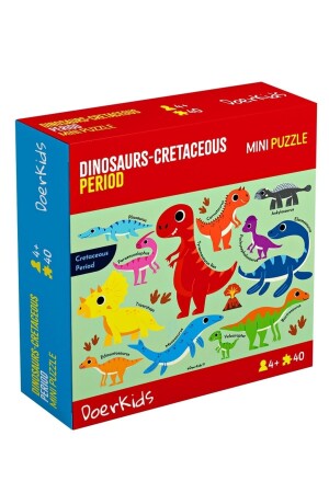 Dinozorlar-cretaceous Dönemi Mini Puzzle 40 Parça 4 Yaş - 2