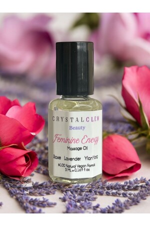 Dişil Enerji Yağı Feminine Energy Massage Oil Gül-lavanta- Ylang Ylang -jojoba 5 ml - 2