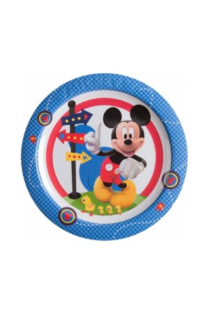 Disney Mickey Eğlence Evi Çocuk Yemek Tabağı TRU-6520010 - 1