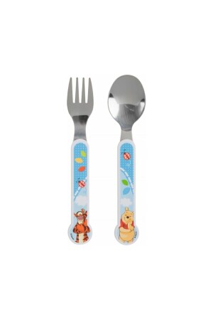 Disney Winnie The Pooh Çocuk Çatal Kaşık Seti TRU-6550552 - 4