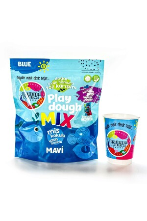 Do It Yourself Play Natural Play Dough Powder Mix-blau - 1