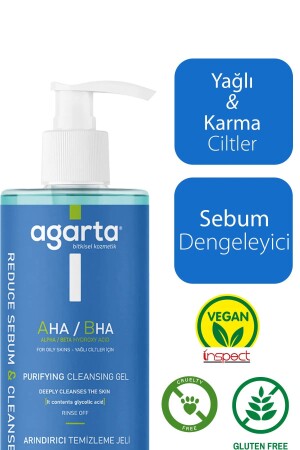 Doğal Arındırıcı Yüz Temizleme Jeli-akne-siyah Nokta Ve Sivilce-yağlı Ve Karma Cilt 400 ml - 5