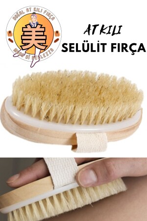 Doğal At Kılı Fırça Masaj Peeling Natural Vücut Fırçası - 2