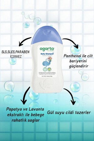 Doğal Bebek Erkek Çocuklarına Özel Bakım Şampuan 400 ml - 6