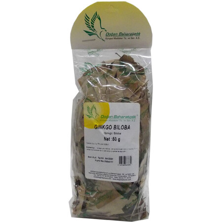 Doğal Ginkgo Biloba Yaprağı 50 Gr Paket - 4