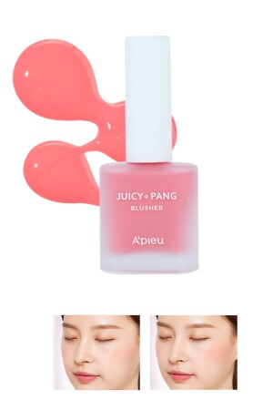 Doğal Görünüm Sunan Nemlendirici Likit Allık 9g. APIEU Juicy-Pang Water Blusher (PK01) - 2