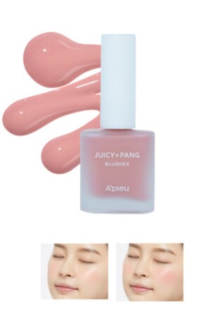 Doğal Görünüm Sunan Nemlendirici Likit Allık 9g. APIEU Juicy-Pang Water Blusher (PK03) - 2