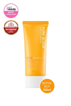 Doğal Görünümlü Güneş Kremi A'PIEU Pure Block Natural Daily Sun Cream EX SPF50-PA-- 8809581450684 - 1