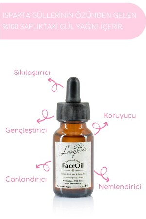 Doğal Gül Yüz Yağı 30 ml - %100 Saf Gül Yağı Içerir. - 4