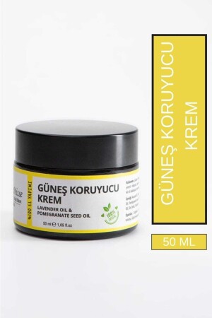 Doğal Güneş Kremi 50 ml Uva Uvb Spf 50 Yüksek Koruma Leke Karşıtı Bakım Nemlendirici Su Bazlı Krem naturamisse bakım ürünü-16 - 3