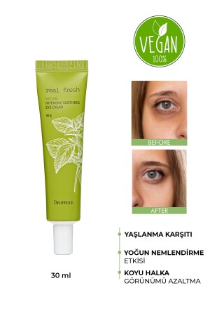 Doğal Içerikli Koyu Halka Ve Yaşlanma Karşıtı Nemlendirici Vegan Göz Bakım Kremi 30ml 8809567928428 - 2