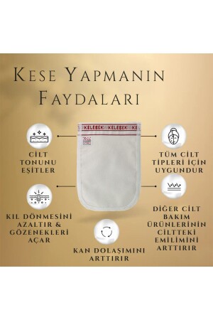 Doğal Kabak Lifi Yüz Ve Vücut Ayrıca Kelebek Kalın Kese Birlikte Muhteşem Üçlü - 8