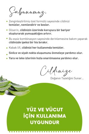 Doğal Kabak Lifli Aloe Vera Sabun - 7