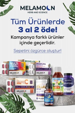 Doğal Melatonin Ve Teanin Içeren 120 Tablet Takviye Edici Gıda 3 Mg- Daha Kaliteli Ve Stressiz Uyku - 9