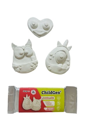 Doğal Modelleme Kili (Modelling Clay)- Hava ile Kurur (Air-dry)- Beyaz - 2