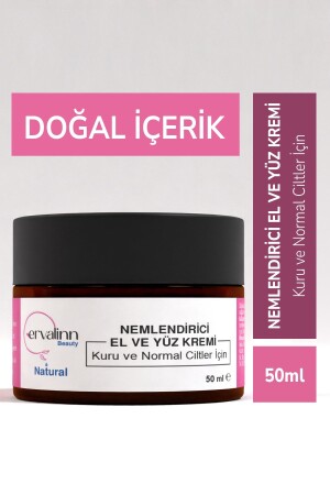 Doğal Nemlendirici El Ve Yüz Kremi Kuru Ve Normal Ciltler Için 50 Ml ENK001 - 3