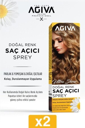 Doğal Renk Açıcı Saç Spreyi 150 Ml X2 - 2