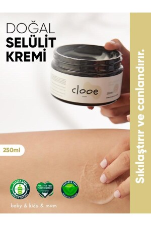 Doğal Selülit Ve Çatlak Giderici Krem (250ML) - Bitkisel İçerikli- Spor İçin Etkili - 2