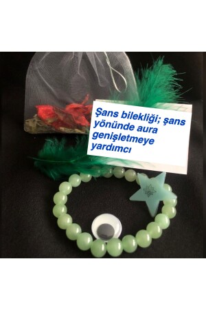 Doğal Şifalı Taş -bileklik- Şansa-kısmete Yardımcı Doğal Şifalı Taş Aventurin Bilekliği - 3