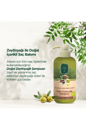 Doğal Zeytinyağlı Şampuan 600 ml - 4