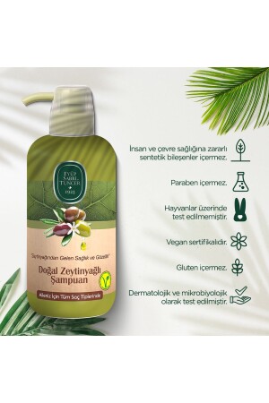 Doğal Zeytinyağlı Şampuan 600 ml - 7