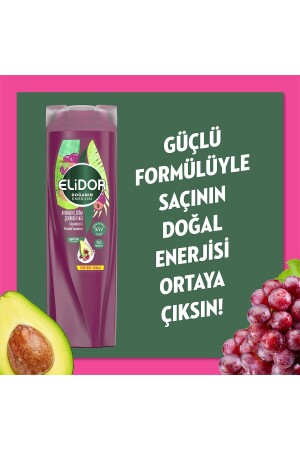 Doğanın Enerjisi Şampuan Avokado Ve Üzüm Çekirdeği Yağı 400 ml X3 - 5