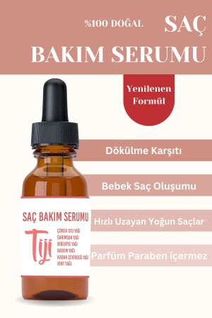 Dökülme Karşıtı Saç Çıkaran Bakım Yağı 20ml ( Biberiye Sarımsak Çörekotu Badem Kabak Çekirdeği Hint) - 3