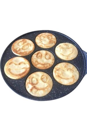 Döküm Granit Kaplama Emoji Pankek Tavası Pancake 28cm EMOJİP - 6