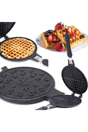 Döküm Waffle Tavası 20 Cm TAŞHANDÖKÜMWAFFLETAVA - 3