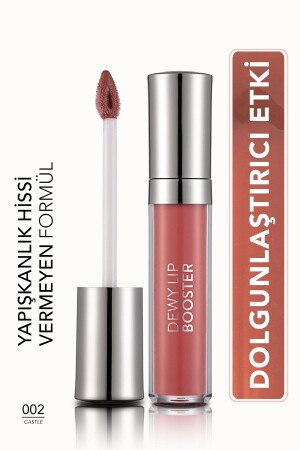 Dolgunlaştırıcı Dudak Parlatıcısı (TEN) - Dewy Lip Booster - 002 Castle - 8690604619047 - 1