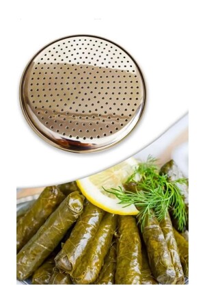 Dolma Sarma Altlığı Paslanmaz Çelik Yaprak Sarma Aparatı 3 Adet Ktksmt1974 - 5