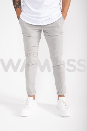 Doppelbeinige Slim-Fit-Joger-Hose WMS058 - 1