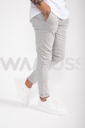 Doppelbeinige Slim-Fit-Joger-Hose WMS058 - 5