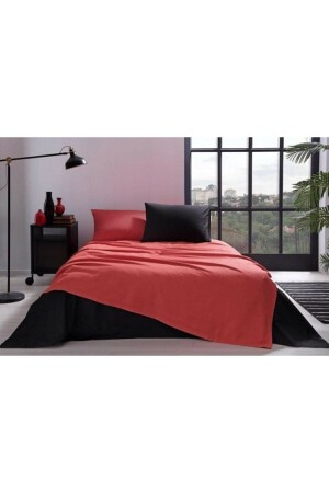 Doppelbett-Bettbezug-Set Colormix Schwarz Rot BC104223 - 2