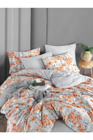 Doppelbett-Bettbezug-Set mit Spannbettlaken Naranja NEVTKM-Ç - 2