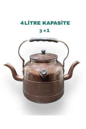 Doppelseitige Aluminium-Teekanne – Ottoman Chat Teekanne 3–5 Liter - 1