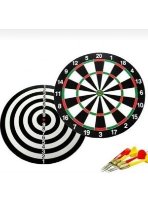 Doppelseitiges 4-Pin-Dart-Aktivitätsziel-Scharfschützen-Sportspielset Triff das höchste Ziel GÇG335 - 4