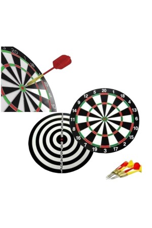 Doppelseitiges 4-Pin-Dart-Aktivitätsziel-Scharfschützen-Sportspielset Triff das höchste Ziel GÇG335 - 3