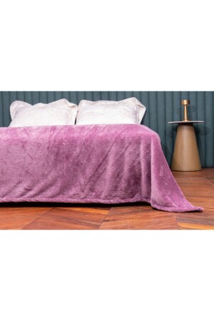 Doppelte Wellsoft-Decke (Lila) 200 x 220 cm. - 2