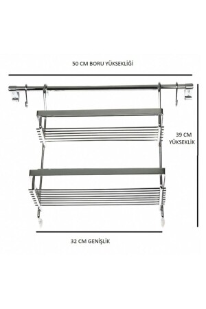 Doppeltes Gewürzregal-Set Chrom - LOFTUS123456783 - 4