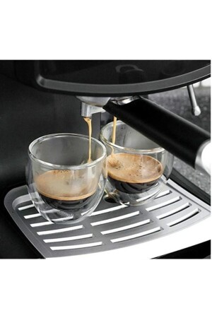 Doppelwandige, transparente Espresso-Glastasse, 250 ml, 1 Stück, 250 ml, Büro, Zuhause, Kaffee - 4