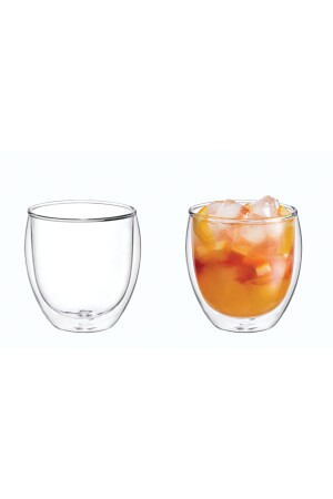 Doppelwandiger Becher aus Verona-Borosilikat, 380 ml, transparent, 10034351 - 6