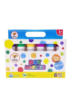 Dot Markers 6 Lı Yıkanabilir Boya Ln-606 - 2