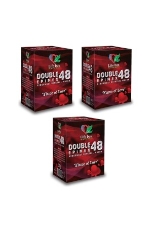 Double Epimex 48 Ginseng Ballı Keçiboynuzlu Macunu 230gr 3-kutu 3KUTU LİFE - 7