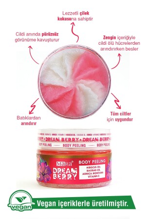 Dreamberry Değerli Yağlar Içeren Çilek Vücut Peeling 300 gr - 2