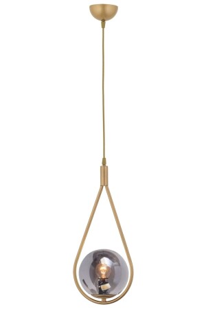 Drop Model Modern Gold Single Glop Rauchglas Pendelleuchte Kronleuchter LMBDR00455 - 2