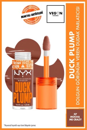 Duck Plump Dolgun Görünüm Veren Dudak Parlatıcısı - 07 Mocha Me Crazy - 2