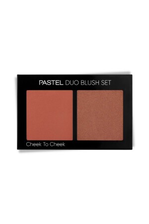 Duo Blush Set Cheek To Cheek - Ikili Allık Seti 20 Warm Honey 2 X 4.3 G - 2