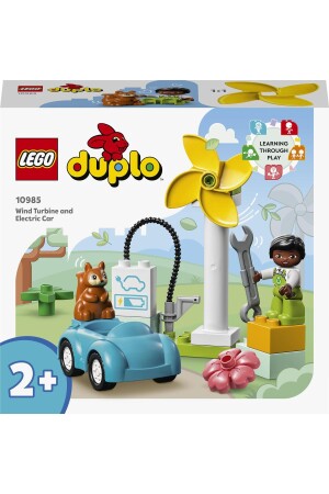 ® DUPLO® Kasabası Rüzgar Türbini 10985 - 2 Yaş ve Üzeri Çocuklar İçin Yapım Seti (16 Parça) - 5