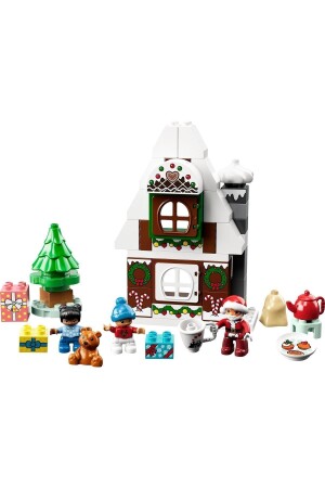 ® DUPLO® Noel Baba’nın Zencefilli Kurabiye Evi 10976 - Okul Öncesi İçin Yapım Seti (50 Parça) RS-L-10976 - 4